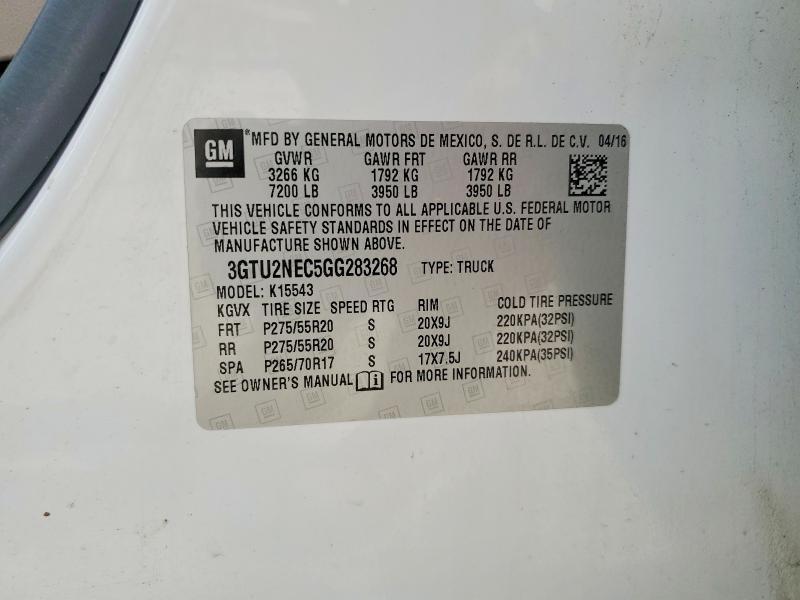 2016 GMC Sierra K1500 SLT