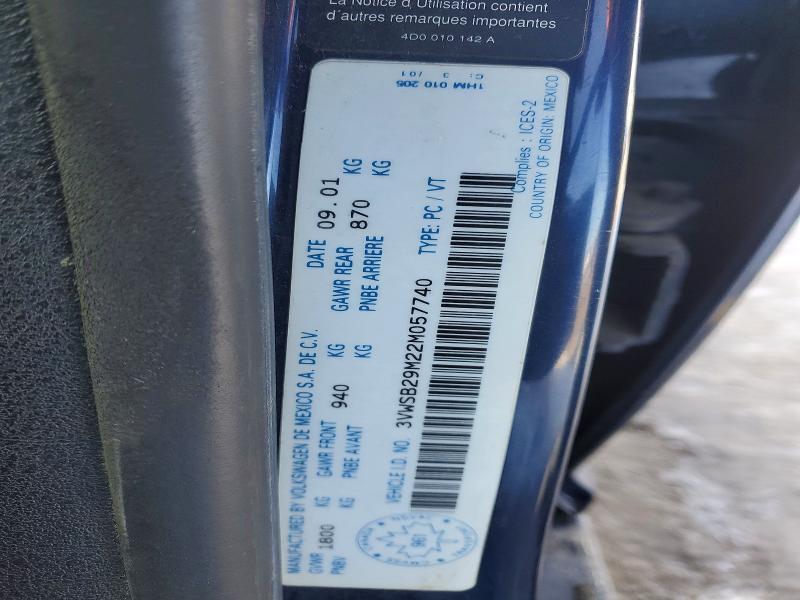 2002 Volkswagen 2002 Volk Jetta gls