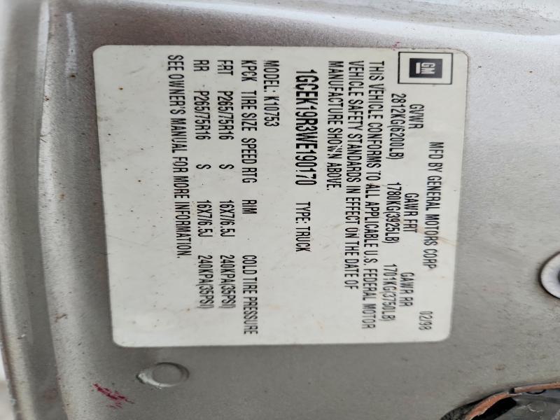 1998 Chevrolet Gmt-400 K1500