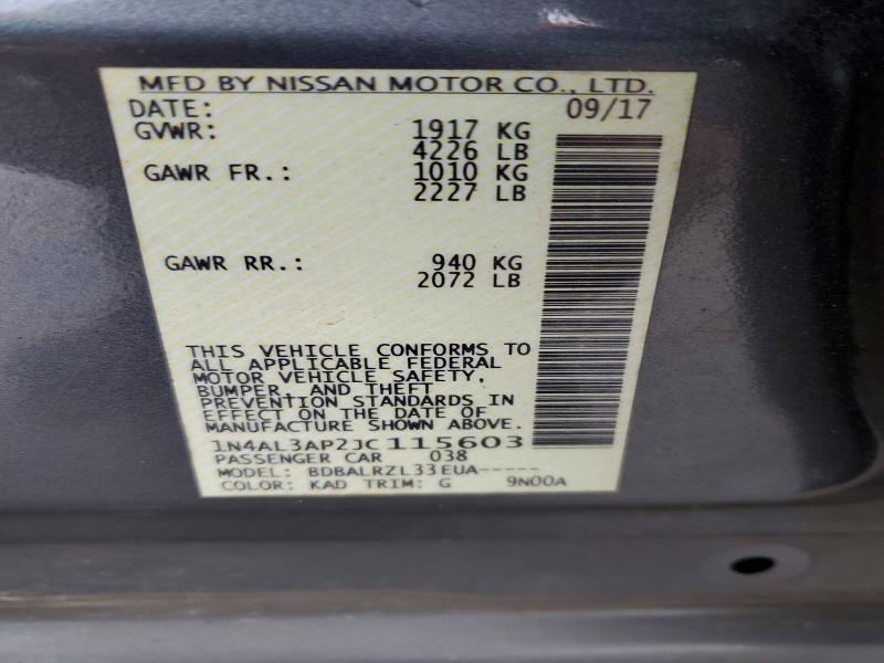 2018 Nissan Altima 2.5