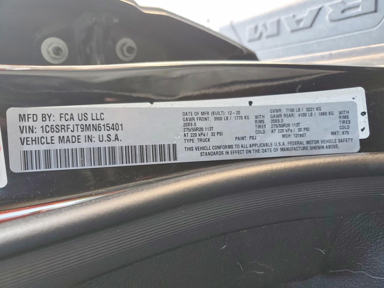 2021 Dodge 1500 Laramie