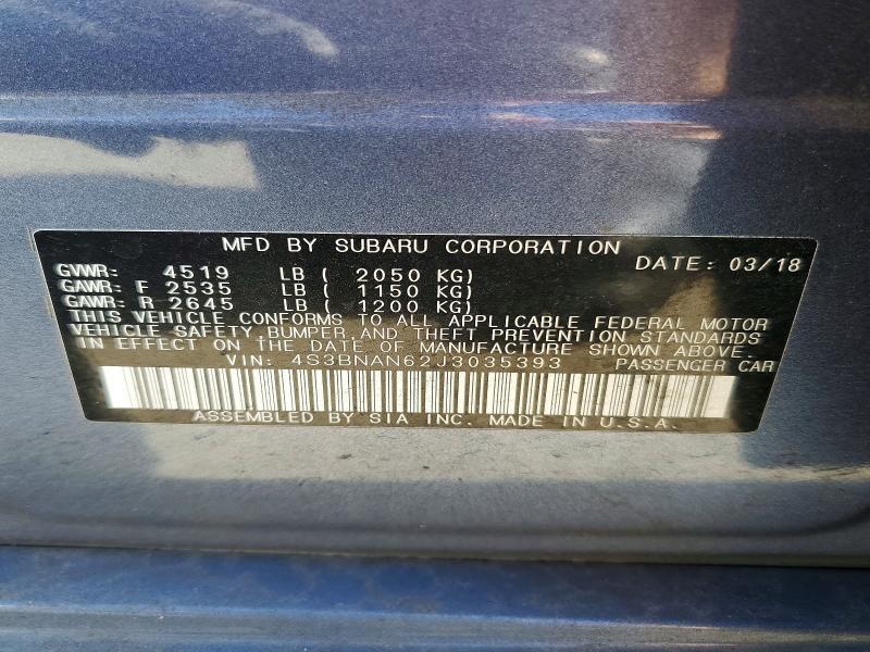 2018 Subaru Legacy 2.5i Limited