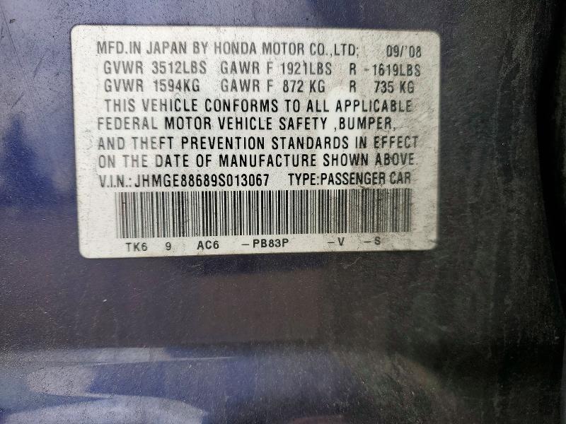 2009 Honda Fit Sport