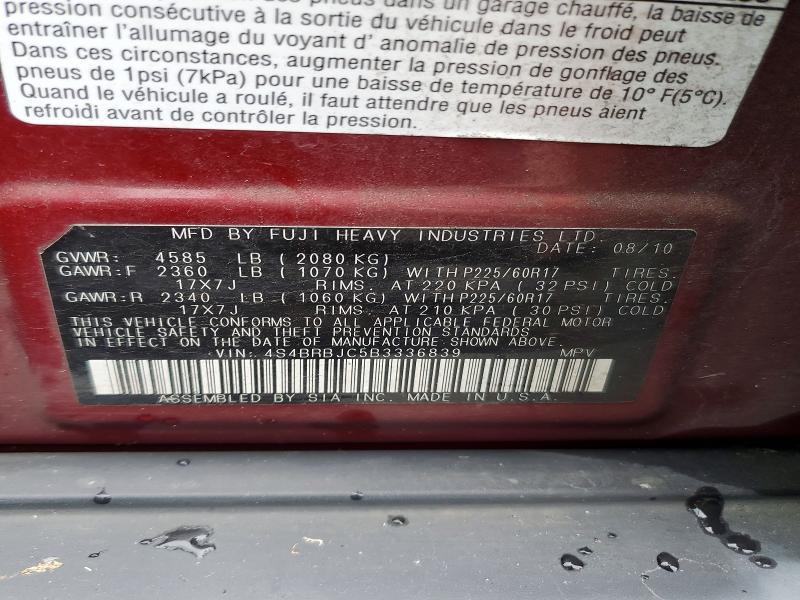 2011 Subaru Outback 2.5i Limited