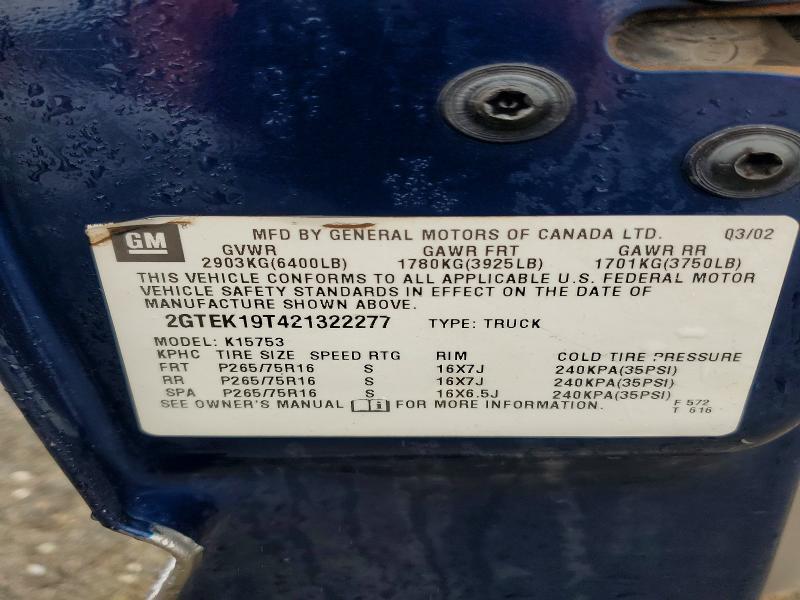 2002 GMC New Sierra K1500