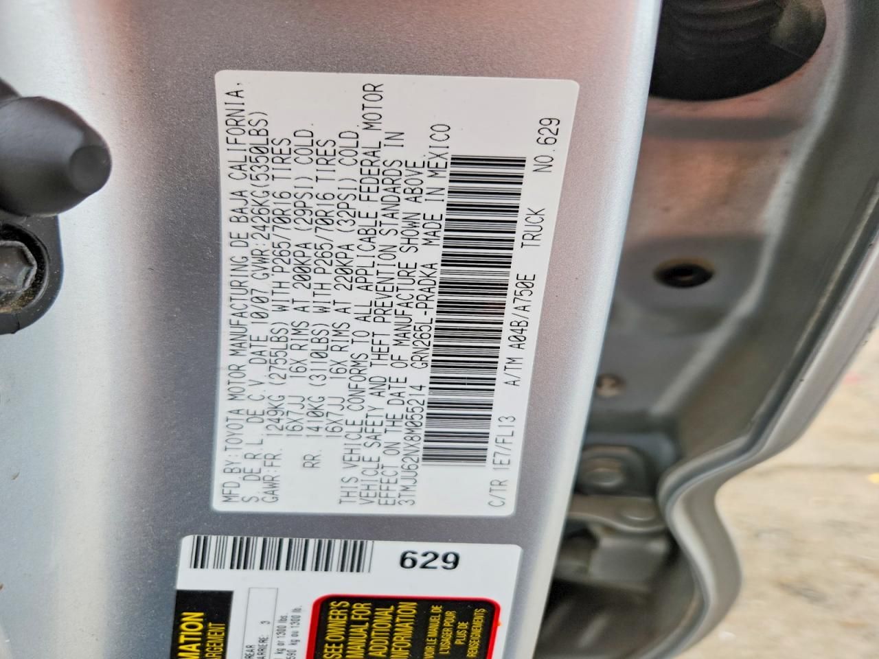 2008 Toyota Tacoma Double cab Prerunner