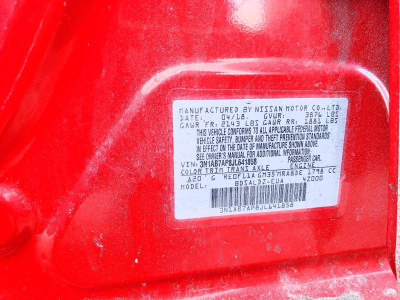 2018 Nissan Sentra sv