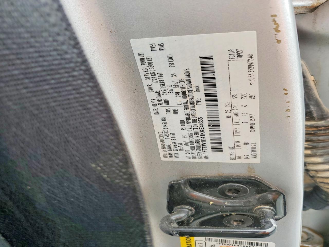 2019 Ford F150 Supercrew