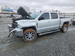 Salvage trucks for sale at Spartanburg, SC auction: 2017 GMC Sierra K1500 SLT