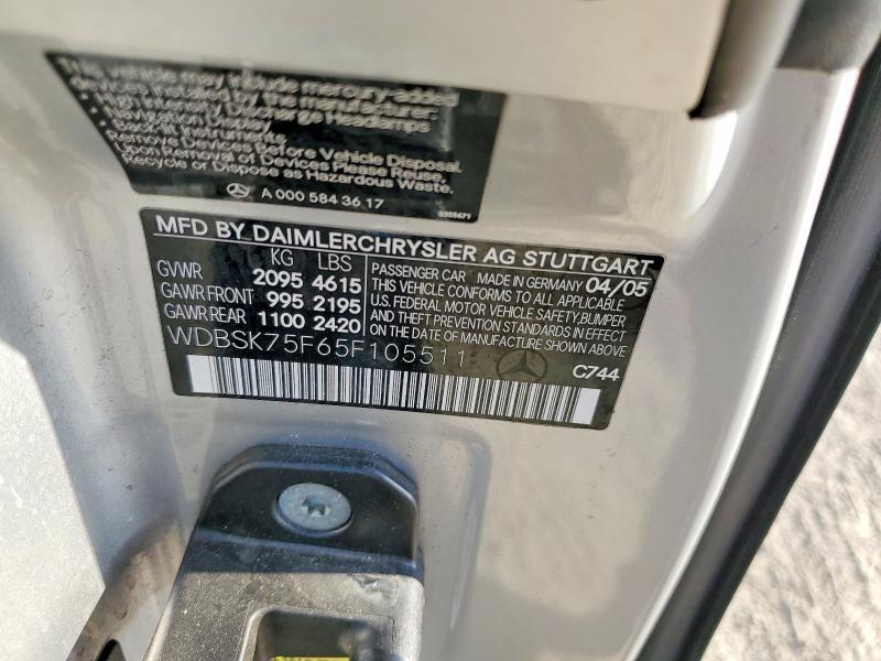 2005 Mercedes-Benz Sl 500