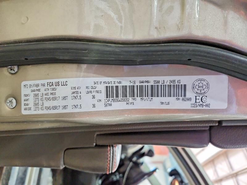 2016 Jeep Cherokee Trailhawk