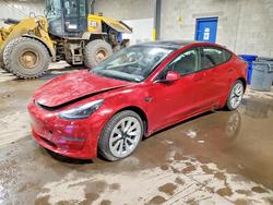 Tesla Model 3 salvage cars for sale: 2022 Tesla Model 3