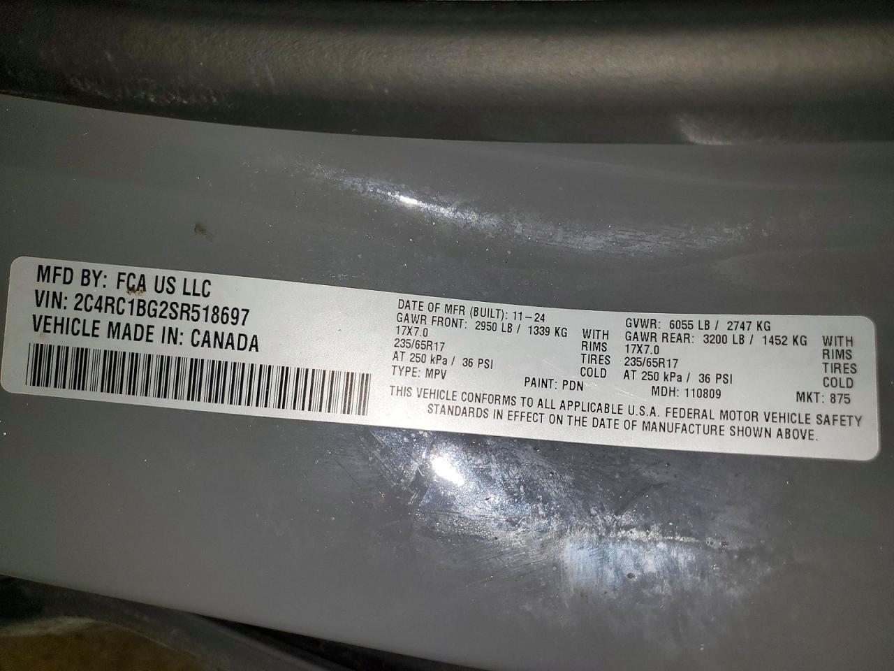 2025 Chrysler Pacifica Select