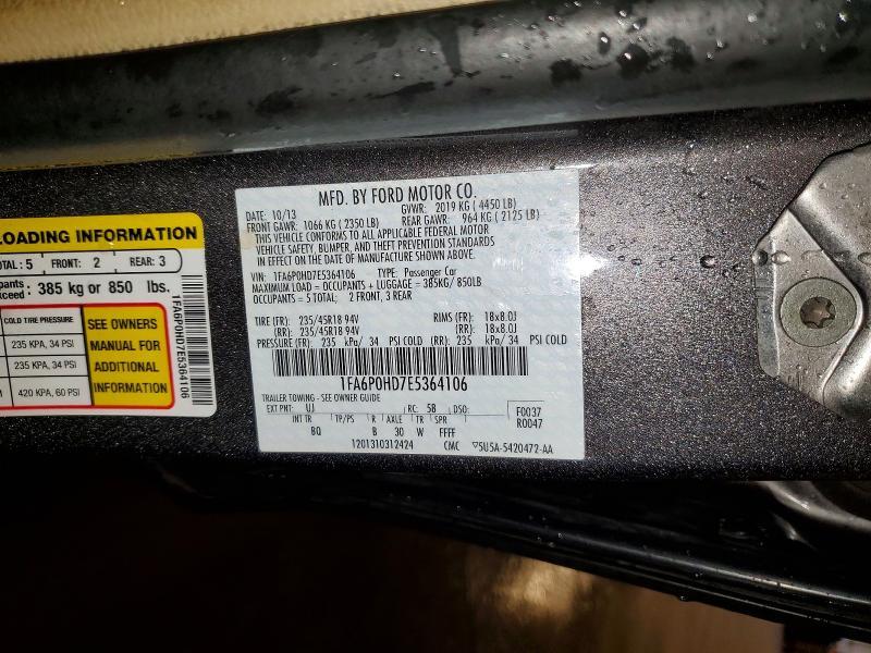 2014 Ford Fusion se