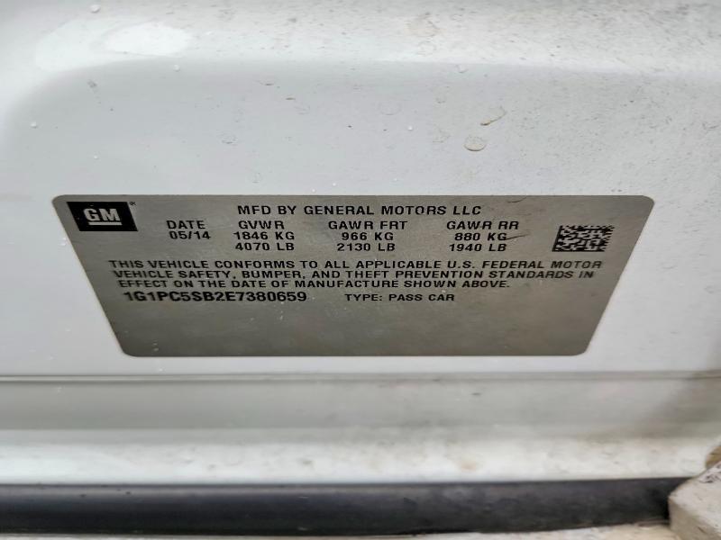 2014 Chevrolet Cruze lt