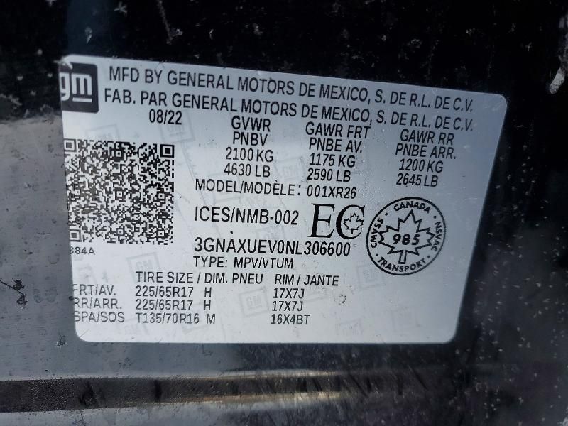 2022 Chevrolet Equinox lt