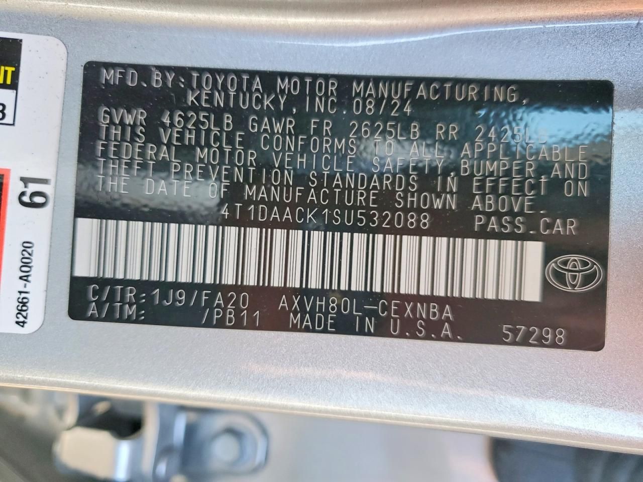 2025 Toyota Camry xse