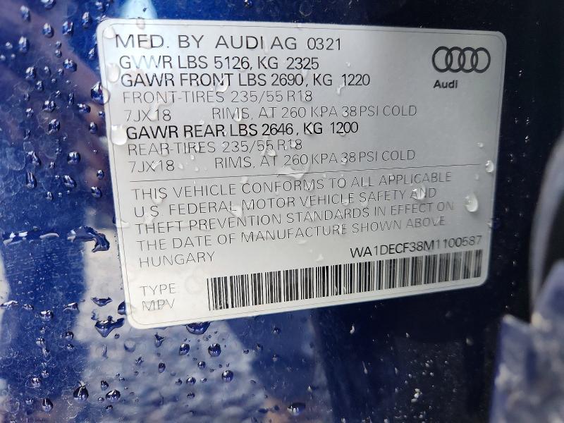 2021 Audi Q3 Premium s Line 45