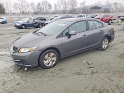 Honda salvage cars for sale: 2013 Honda Civic lx