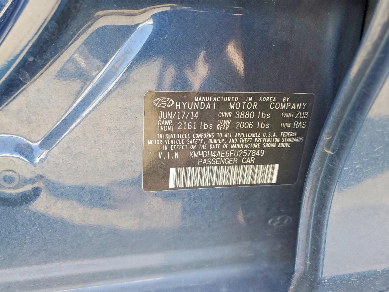 2015 Hyundai Elantra se