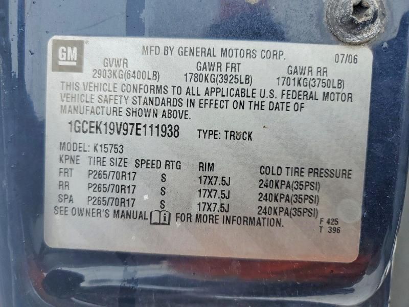 2007 Chevrolet Silverado K1500 Classic