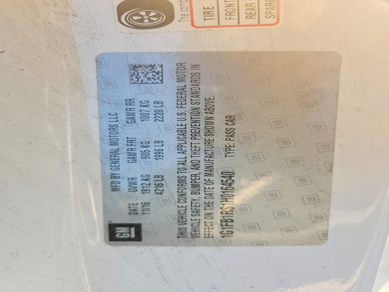 2017 Chevrolet Camaro lt