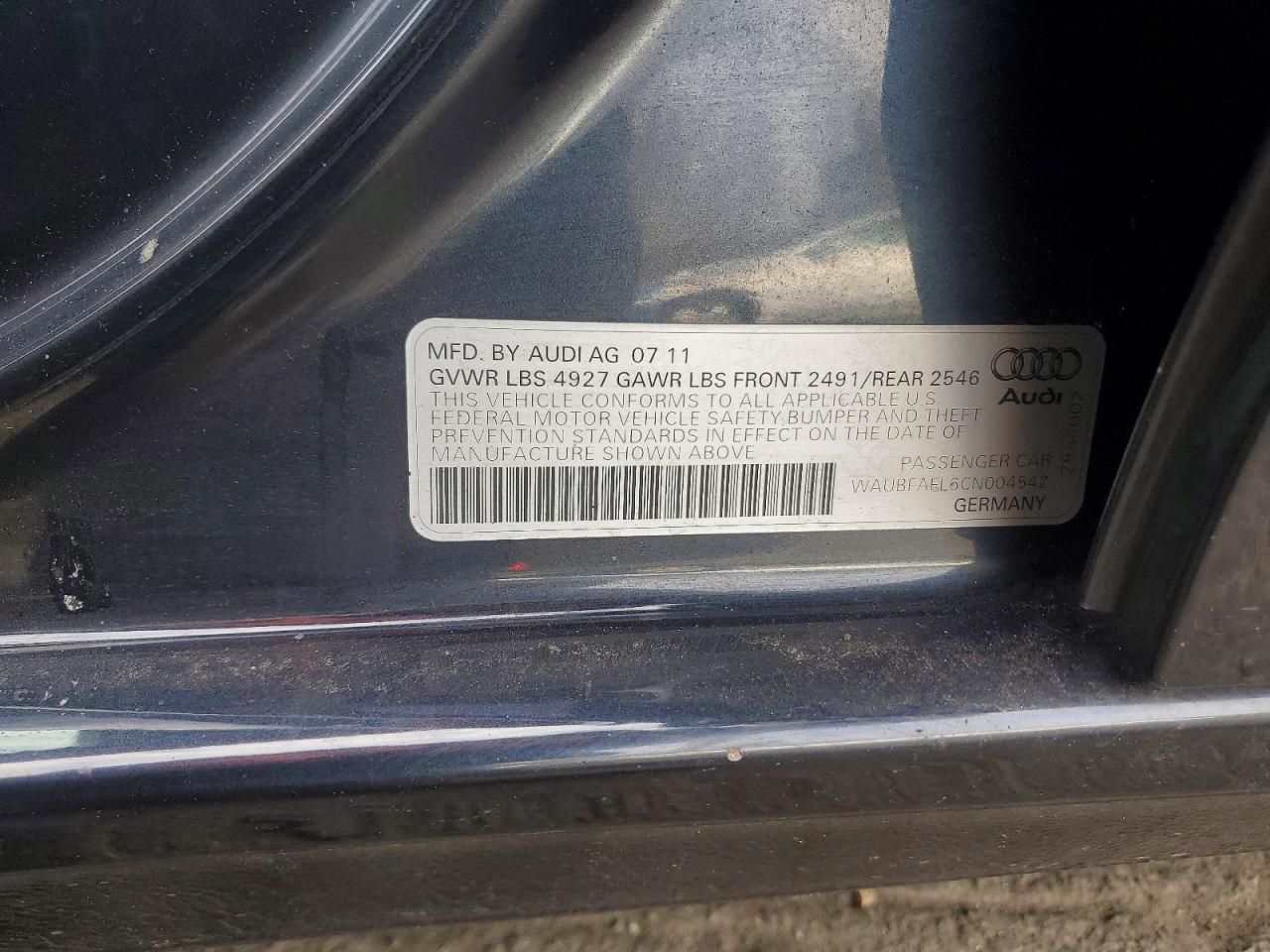 2012 Audi A4 Premium