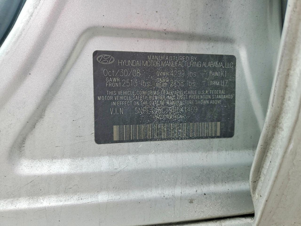 2009 Hyundai Sonata gls