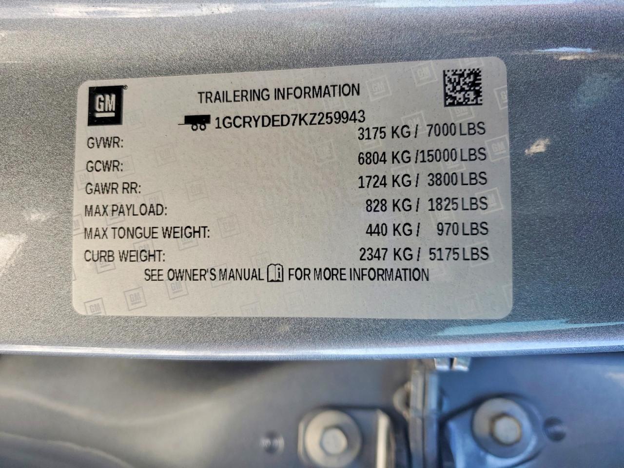 2019 Chevrolet Silverado K1500 lt