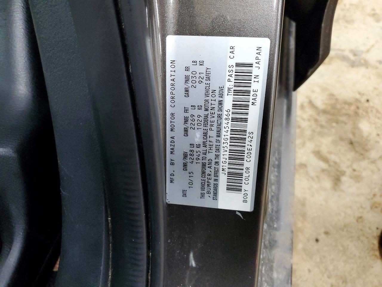 2016 Mazda 6 Touring
