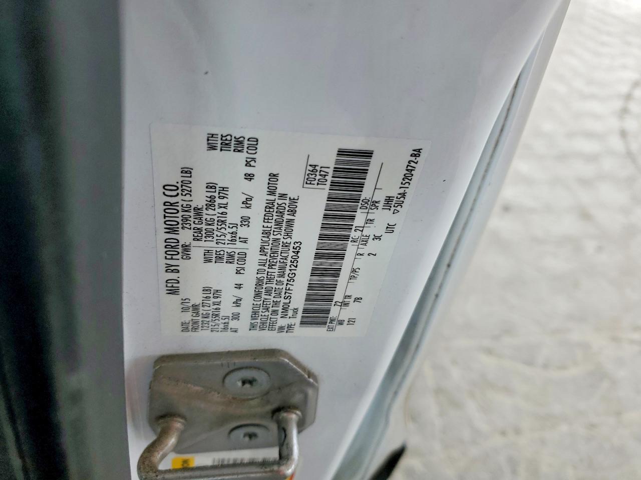 2016 Ford Transit Connect Utility / Service Van