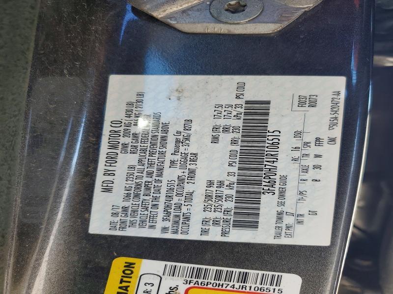 2018 Ford Fusion se