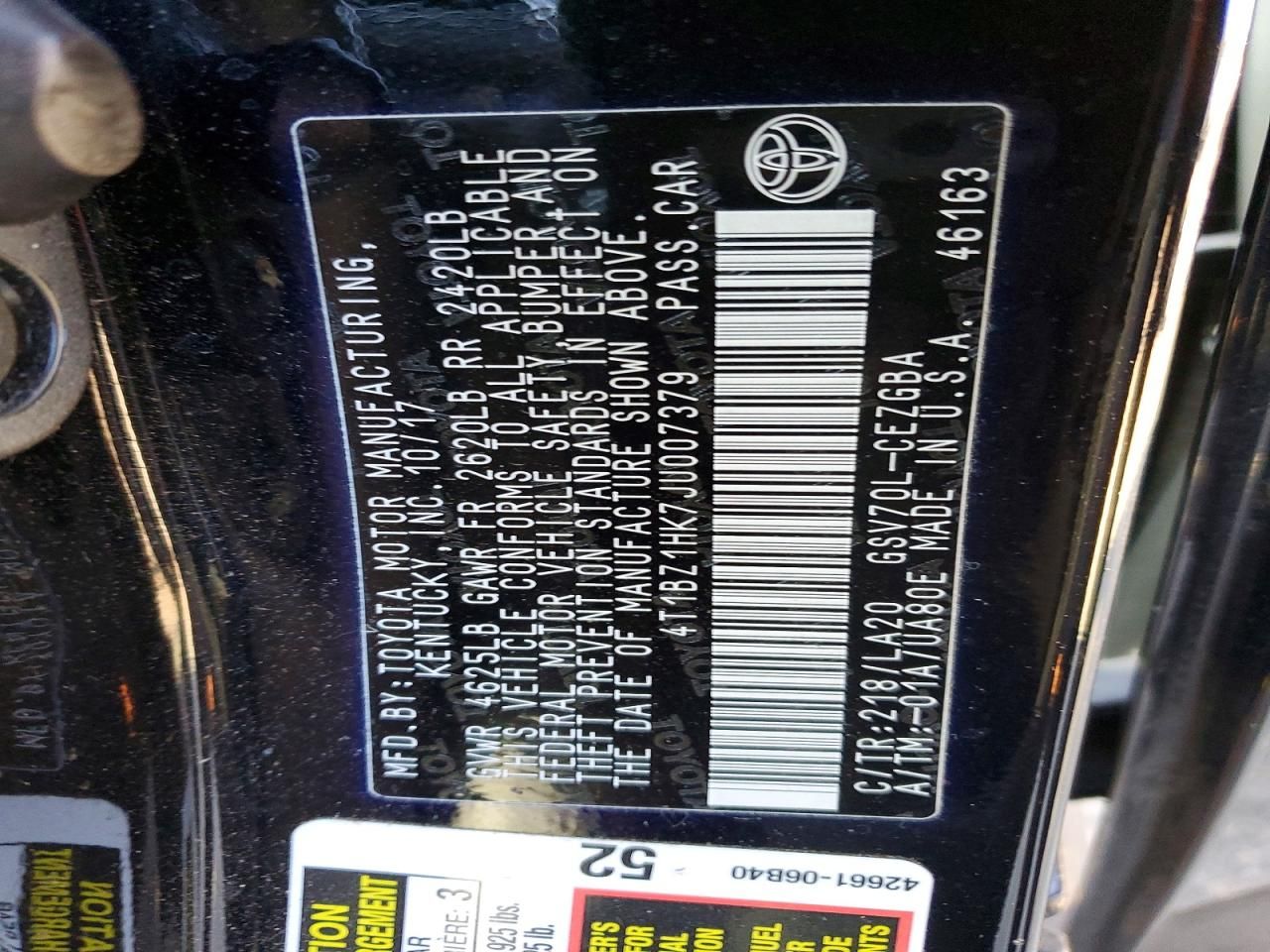 2018 Toyota Camry xse