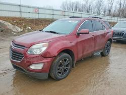 Chevrolet salvage cars for sale: 2017 Chevrolet Equinox lt