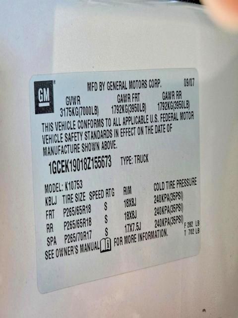 2008 Chevrolet Silverado K1500