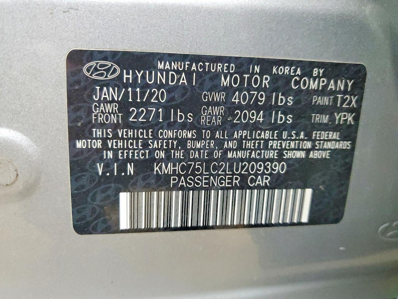2020 Hyundai Ioniq Hybrid se