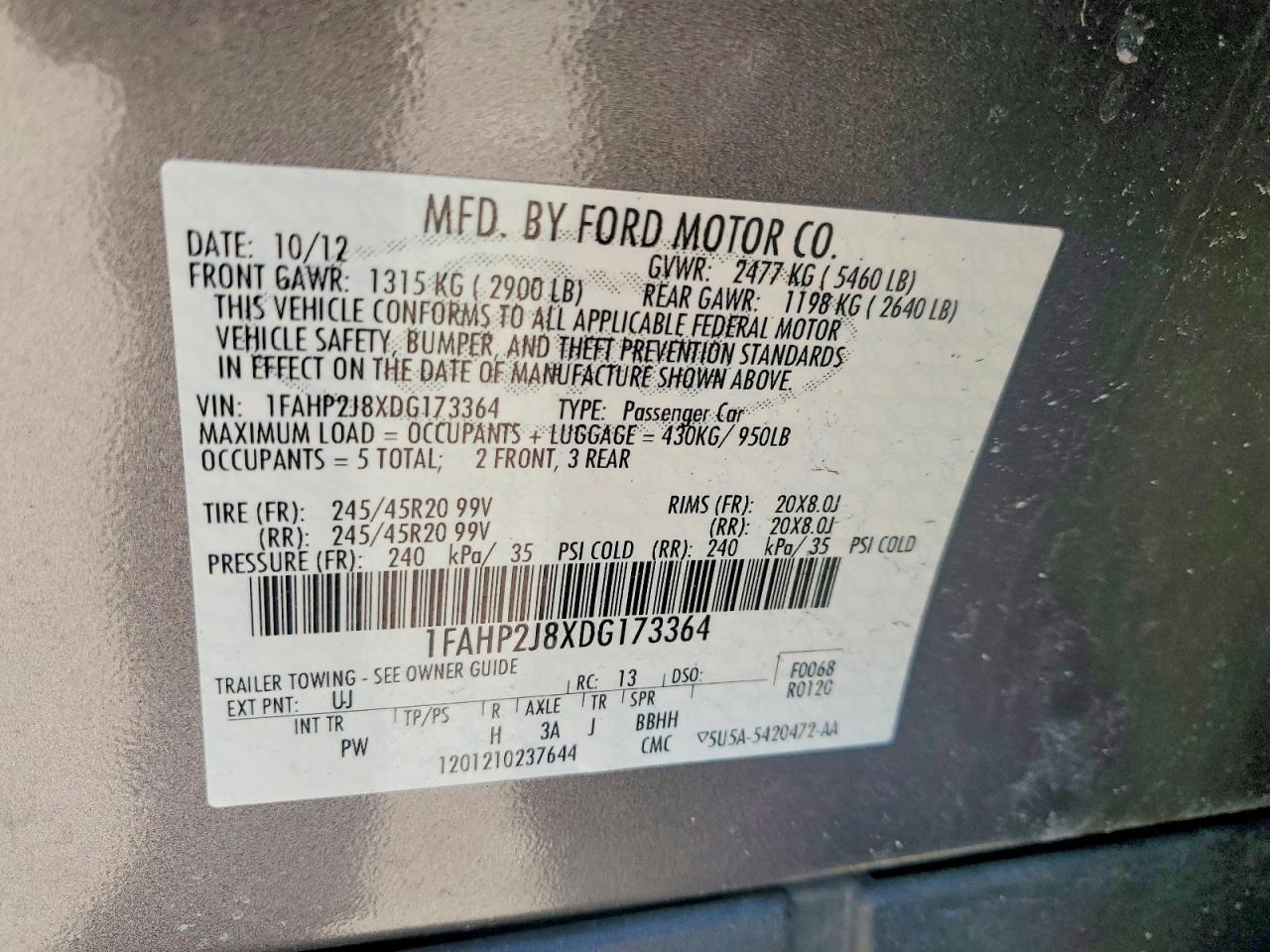 2013 Ford Taurus Limited