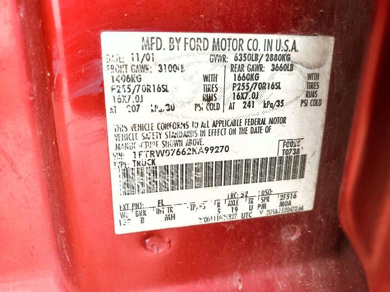 2002 Ford F150 Supercrew