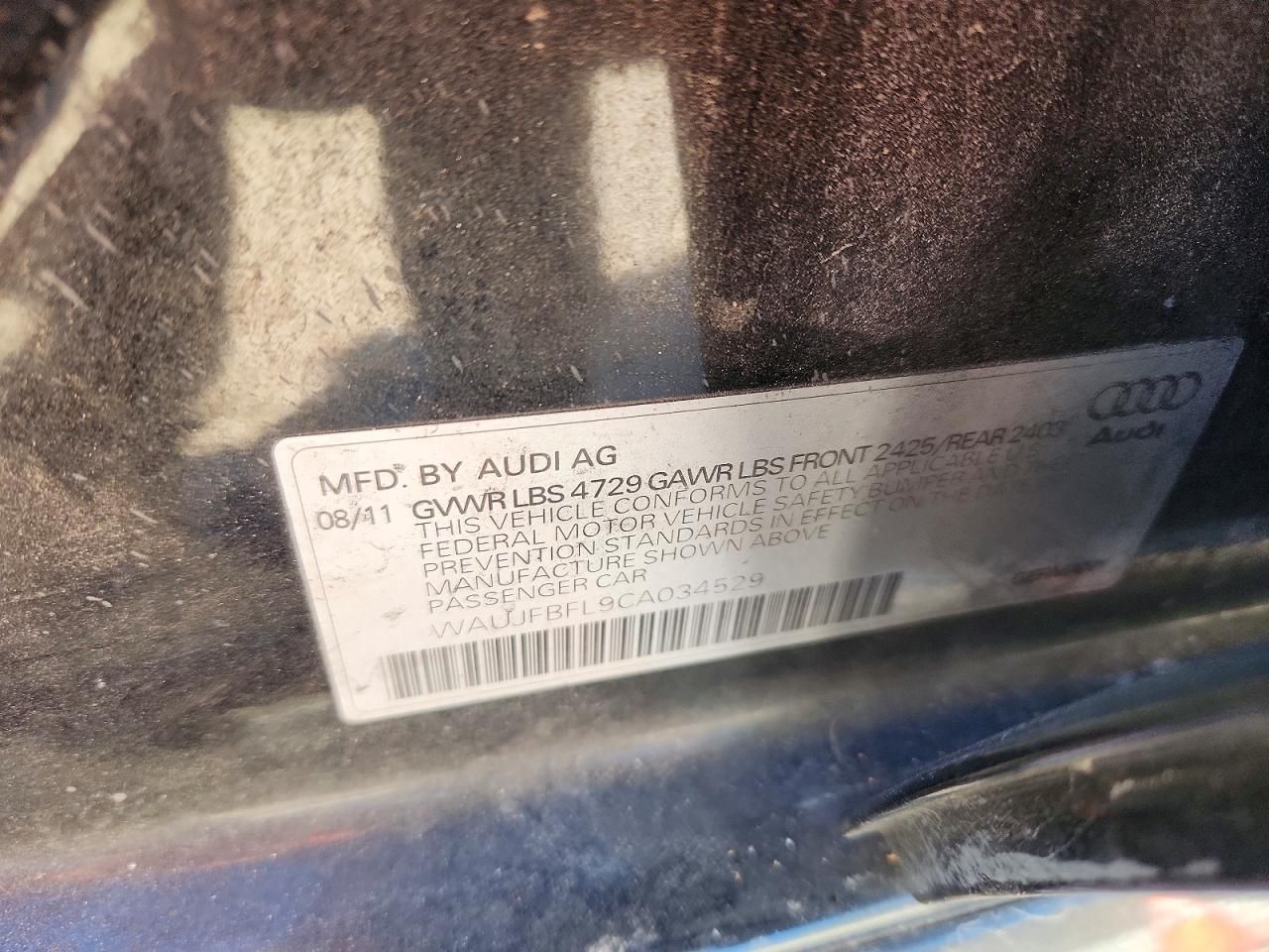 2012 Audi A4 Prestige