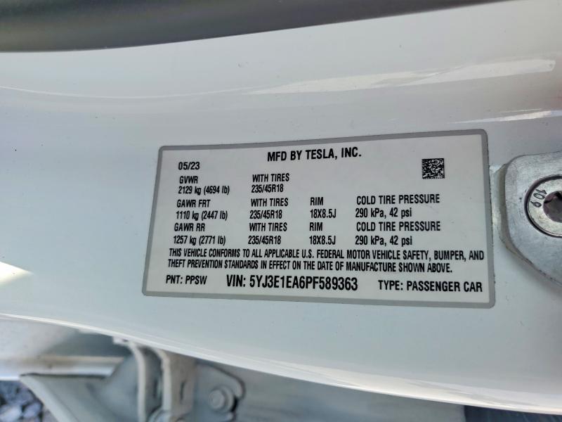 2023 Tesla Model 3