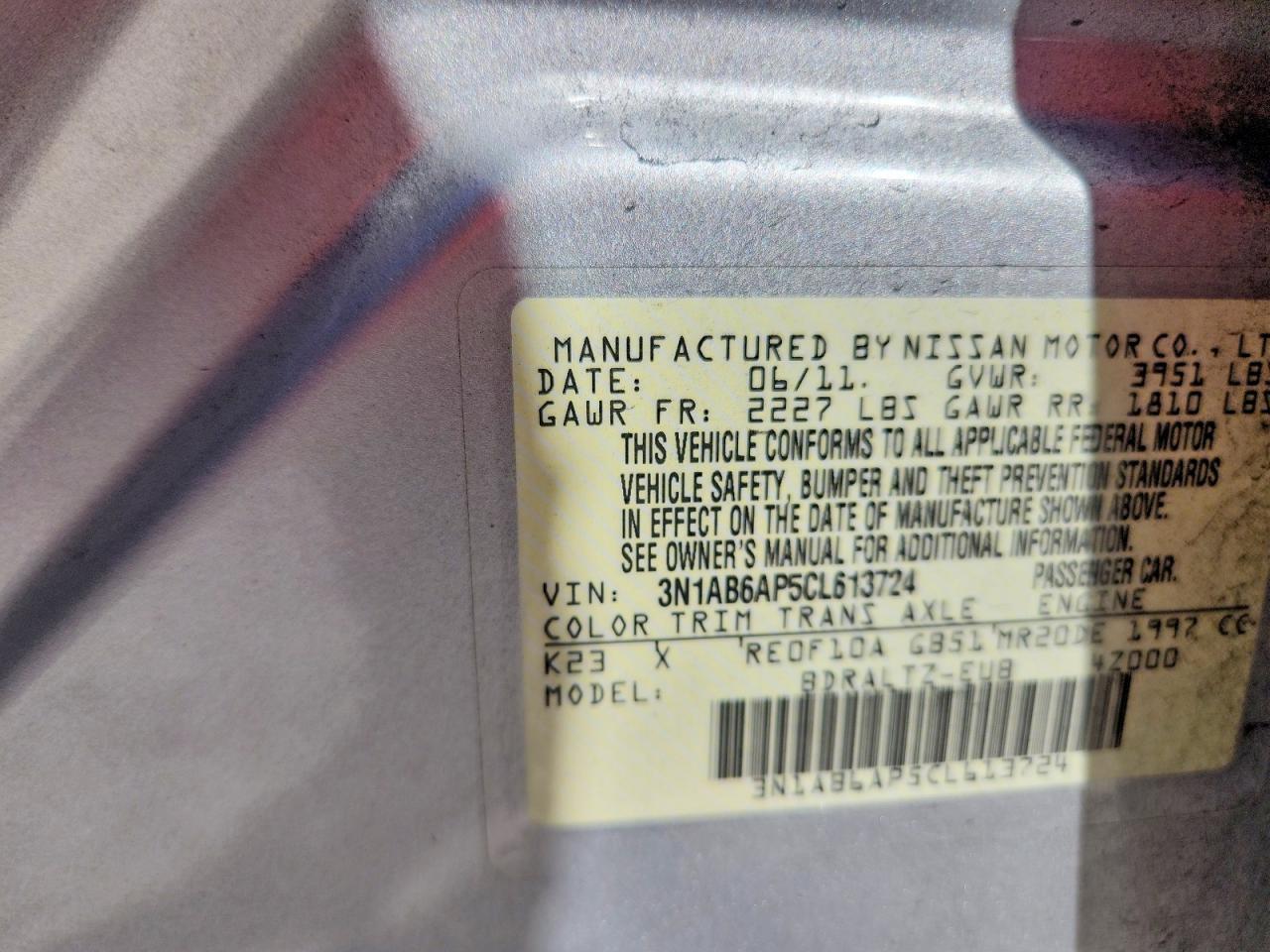 2012 Nissan Sentra 2.0