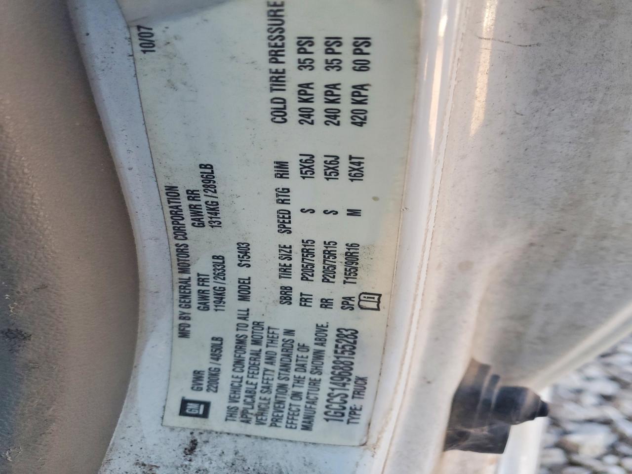 2008 Chev Colorado
