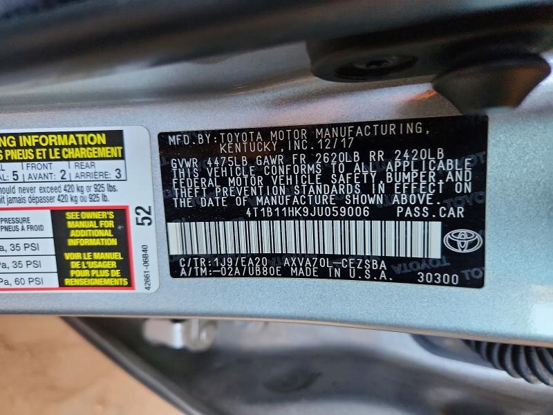 2018 Toyota Camry l
