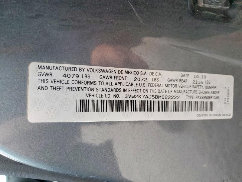 2011 Volkswagen Jetta Base