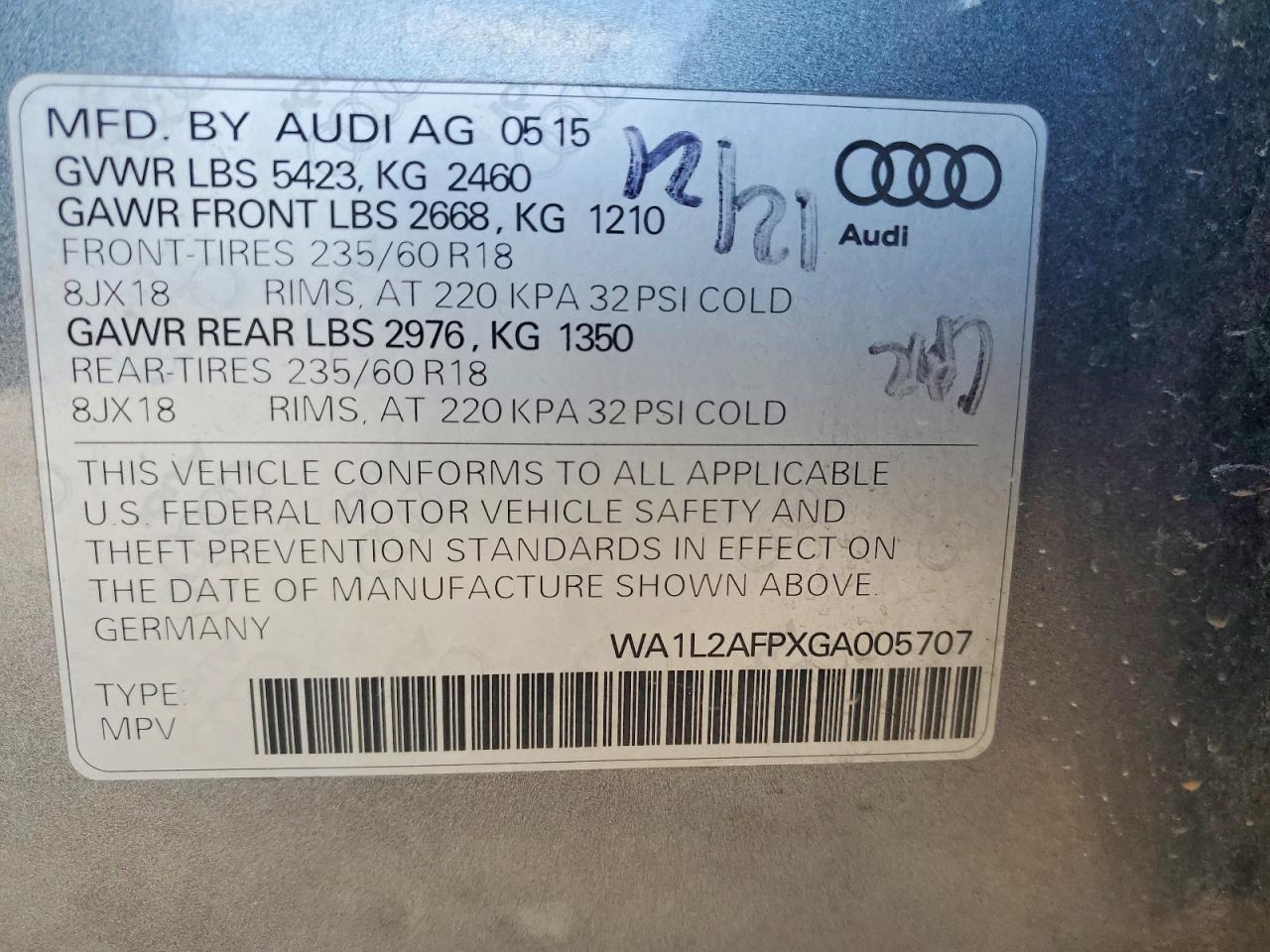 2016 Audi Q5 Premium Plus
