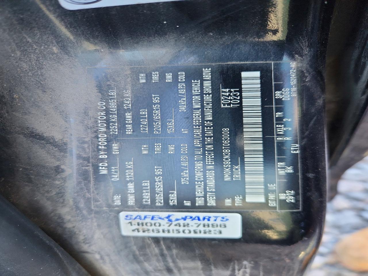 2011 Ford Transit Connect xlt Premium