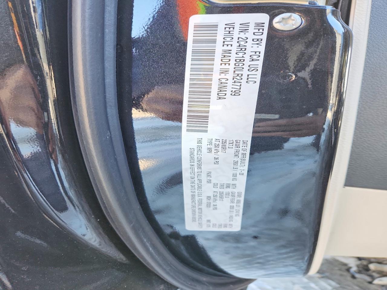 2020 Chrysler Pacifica Touring l