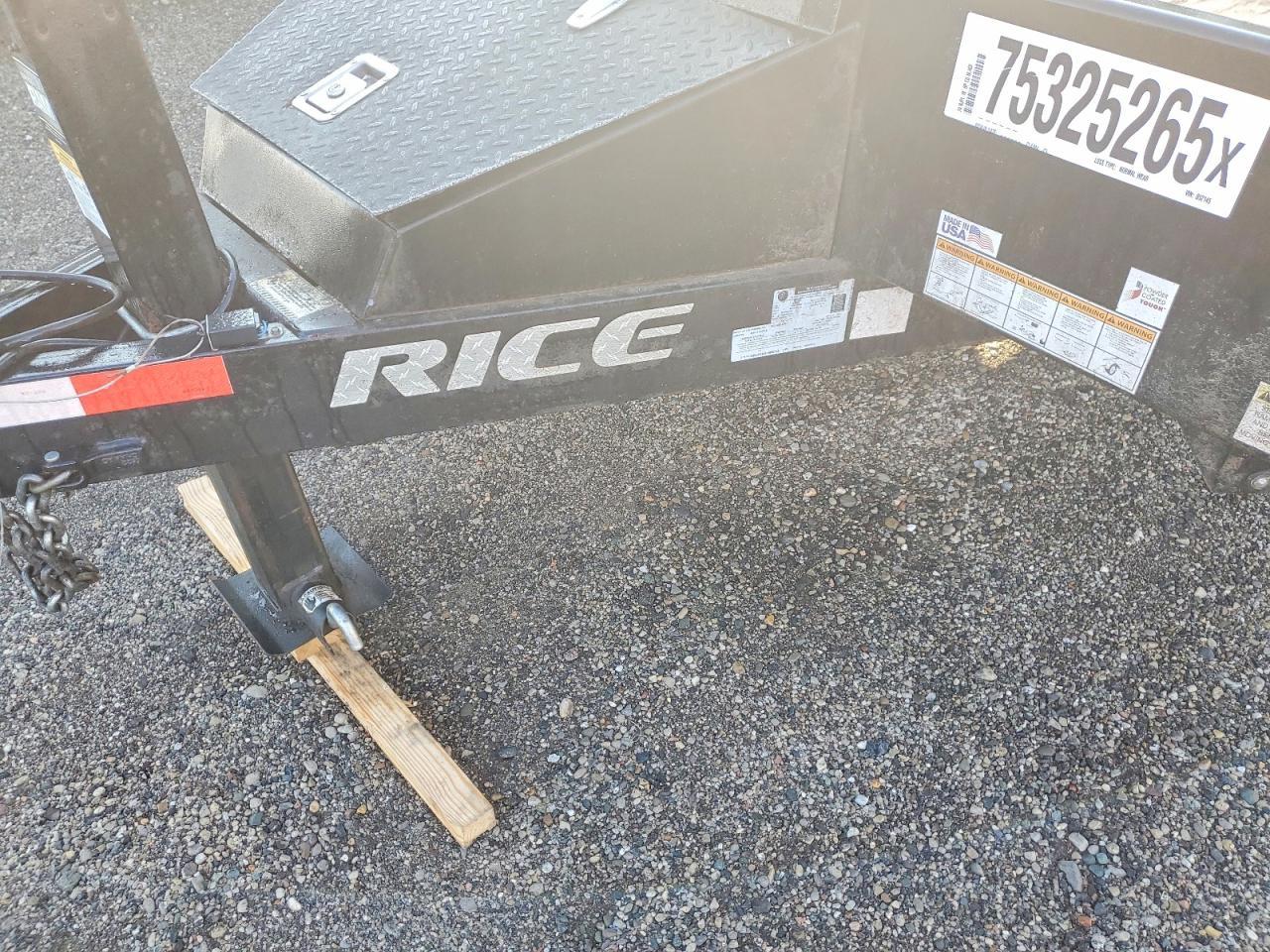 2024 Rice FMEMR8218 Equipment Trailer