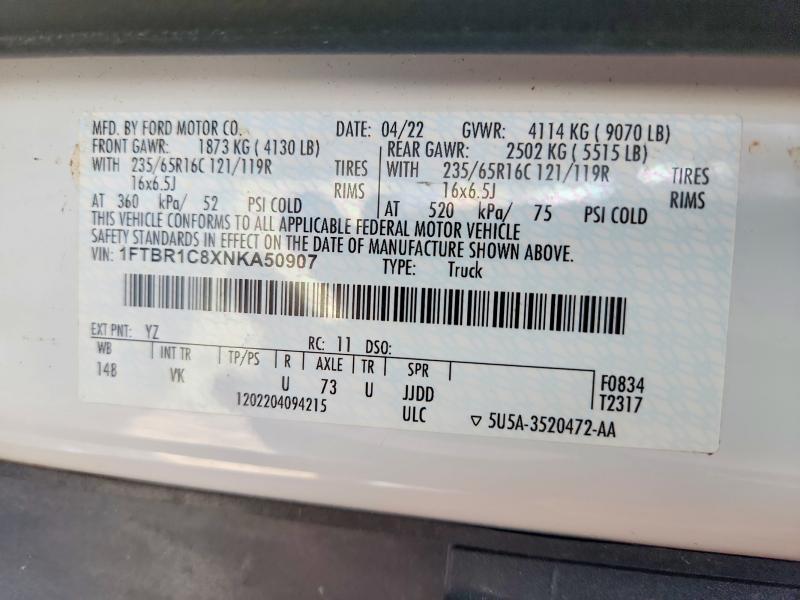 2022 Ford Transit 250 Delivery Van