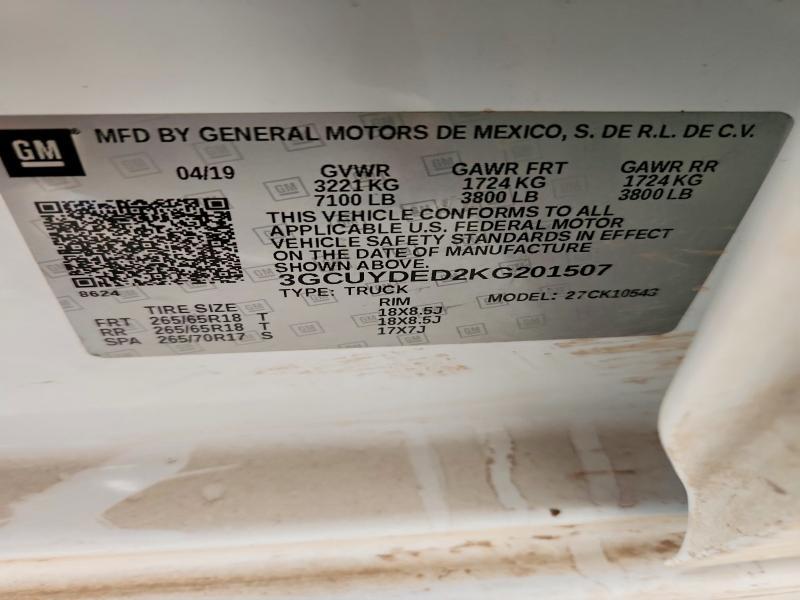 2019 Chevrolet Silverado K1500 lt